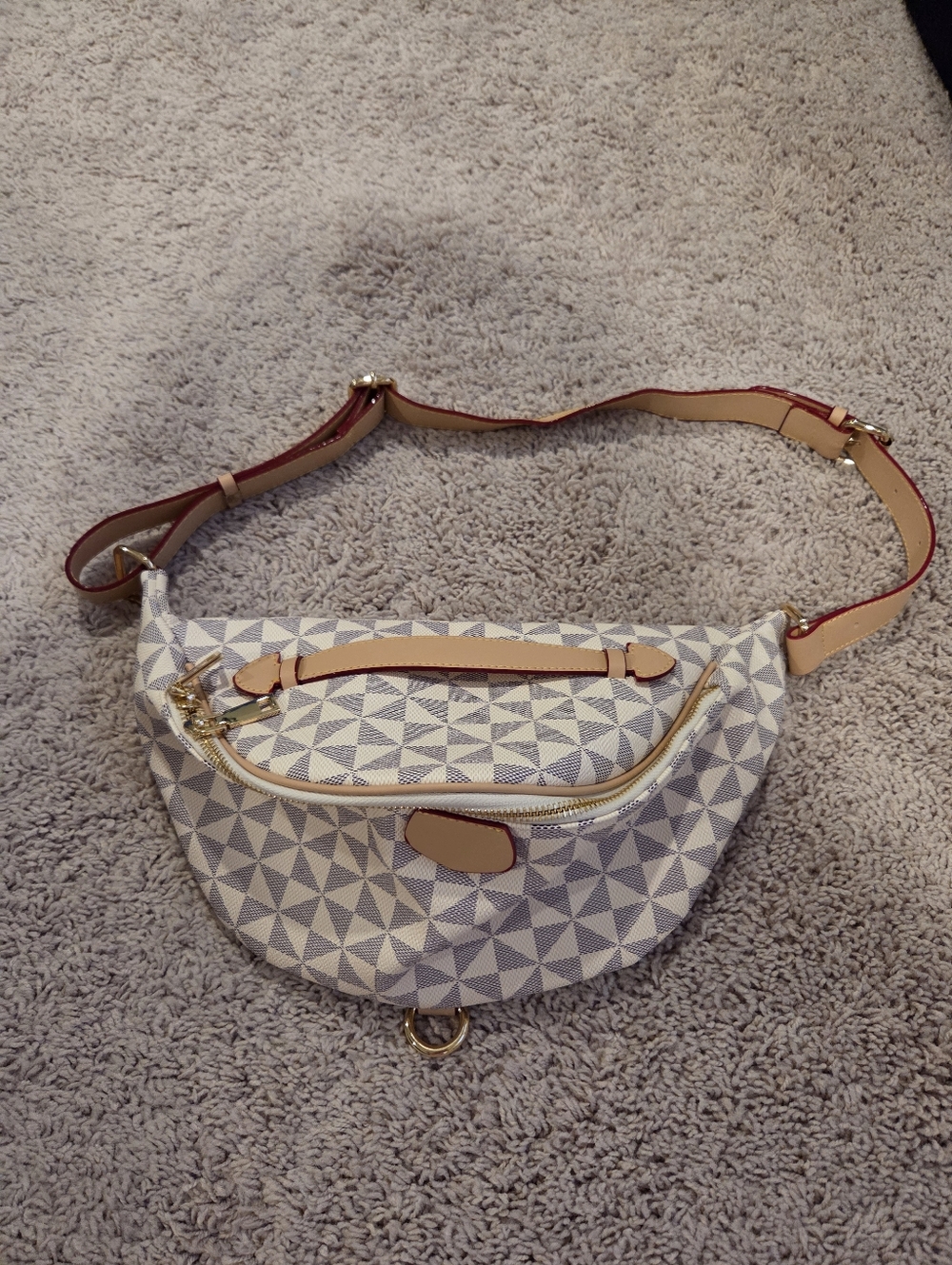 Women's Geometric Pattern Crossbody Belt Bag - Amazon